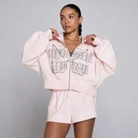 MP Damen Lift Graphic Lifestyle Hoodie mit Reißverschluss - Babyrosa - S