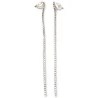 Firetti Paar Ohrclips elegant, zeitlos, feminin, mit Strassstein