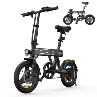 [EU DIRECT] iScooter EB1 Electric Bike 36V 7.8AH 350W Motor Recommended Top Speed 25KM/H 14inch Tire 30-40KM Max Mileage