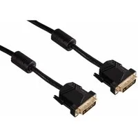 Hama HQ 3m DVI-Kabel DVI-D 24+1 Pol. vergoldet Video-Kabel, DVI-D, (300 cm), Anschlusskabel Monitor 2x DVI-D 24+1 Dual-Link Stecker
