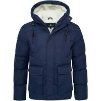 SOULSTAR Winterjacke S2SINTRA Herren warme Steppjacke mit Kapuze Pufferjacke Outdoor-Jacke