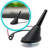 Adapter Universe Kurz Stabantenne Dachantenne KFZ 3cm + Antennenfuß RAKU 2 SET Adapter Stabantenne