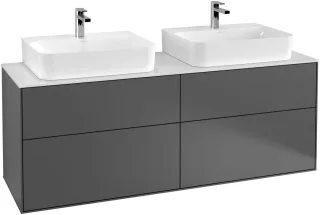 Villeroy & Boch Waschtischunterschrank Finion F18 1600x603x501mm für 2 WT , F18100GK F18100GK