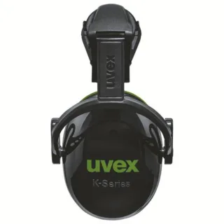 uvex K10H Kapselgehörschutz Helm Gehörschutzkapsel schwarz/ grün SNR 28 dB schwarz/grün L,M,S - 2630210