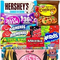 Candy & Bar Süßigkeit Prime USA Box, USA Candy Mix Geschenkbox, Candy & Bar®