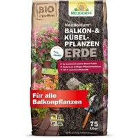 Neudorff Blumenerde Neudorff NeudoHum Balkon- & KübelpflanzenErde, mit Organischer Dünger, ausreichend für ca. 3–4 Wochen, (Erde / Pflanzsubstrat, Einzelprodukt), Torffrei, vegan, mit organischem Dünger, 40 Liter