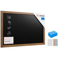 ALLboards Tafel ALLboards Kreidetafel Holzrahmen Schreibtafel Wandtafel