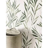 Newroom Vliestapete Lorelei Grün Tapete Mustertapete Blätter, Zweige, aufgeschäumt, Florale Tapete