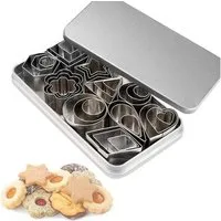 FELIXLEO Ausstechform "Mini-Ausstecher-Set mit 30 Formen für Teig, Tortenkruste und Obst ", (1-St)
