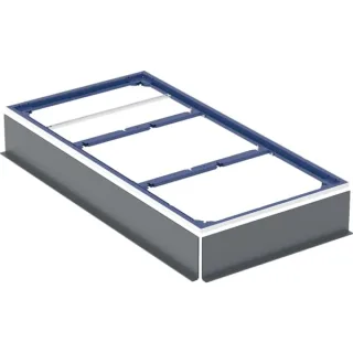 Geberit Duofix Installationsrahmen für Duschfläche 150-180 cm, für zehn Füße: 160x80cm,, 551509001 551509001