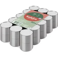 Bolsius Teelicht Bolsius Teelichter weiß 8h 30er Pack