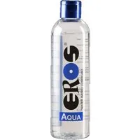 Eros Gleitgel Aqua Gleitmittel - 250ml - Spendet Feuchtigkeit und pflegt die Haut, Wasserlöslich, leicht abwaschbar und rückstandsfrei - Made in Germany