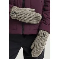 Jack Wolfskin Fäustlinge MEDLEY KNIT MITTEN W Strick-Fäustlinge, warm, mit Fleece-Futter