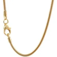 HOPLO Schlangenkette Goldkette Schlangenkette Länge 42cm - Breite 1,4mm - 585-14 Karat Gold, Made in Germany