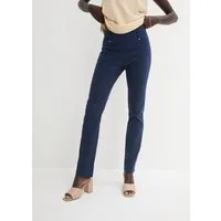 bonprix Stretch-Hose aus Viskose, Slim Fit Passform, Schlupfform mit Gürtelschlaufen