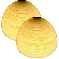 Lichthandel Hoch Lampenschirm 70er Jahre E14 Mediterran Ersatzglas Lampe Glaslampenschirm, E14 Fassung Lampenschirm Glas Lampenschirm Pendelleuchte