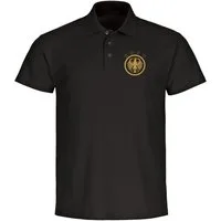 multifanshop Poloshirt Deutschland - Adler Retro Gold - Polo