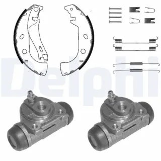 Delphi Bremsbacken hinten Fiat Marea Multipla Palio 1056
