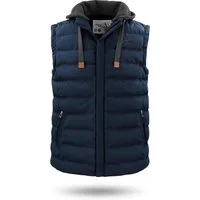 normani Steppweste Herren Winter-Steppweste Nanaimo Wattierte Winterweste - winddichter Bodywarmer Weste mit Kapuze