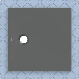 Geberit CleanFloor30 Duschfläche integriert, mit Dichtvlies, graphit: 80x80cm,, 551002DM1 551002DM1