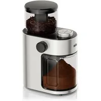 Braun Kaffeemühle Fresh-Set Kaffeemühle KG 7070 - 15 Einstellungen, 220 g Behälter, 110 W, Scheibenmahlwerk, 220 g Bohnenbehälter, 2-12 Kaffeetassen Einstellungen, Überhitzungsschutz