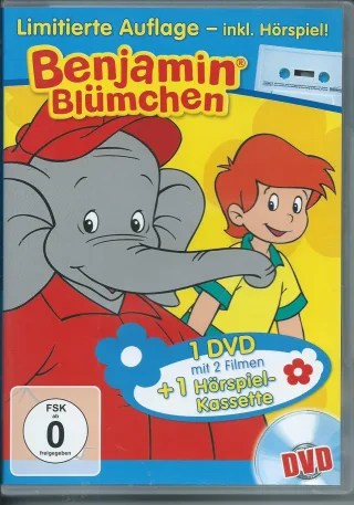 Limitierte Auflage inkl. Hörspiel Benjamin Blümchen 1 DVD mit 2 Filmen + MC