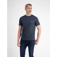 LERROS T-Shirt Rundhals, mit tonalem Print