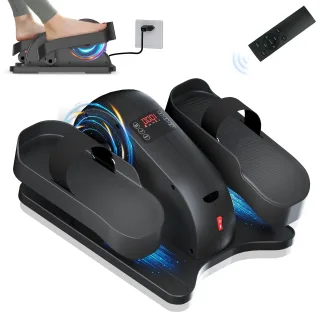 Bominfit Cross Trainer for Home Mini Electric Elliptical Trainer With Remote Control Display 12 Speeds Pedal Exerciser M