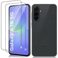 SmartUP Displayschutzglas 2X Schutzglas für Samsung Galaxy A36 5G Panzerfolie Display Full 9H für Für Samsung Galaxy A36 5G, kompletter Displayschutz