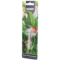 HOBBY Aquarium Nano-Thermometer 8 cm speziell für Nanobecken