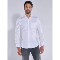 Engbers Langarmhemd Herren Langarm-Hemd "My Favorite", Reinweiss