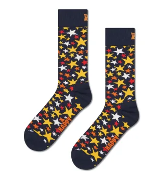happy socks - Christmas Star Sock Blau - Gr. - 38