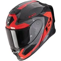 Scorpion Exo Motorradhelm Scorpion Exo-R1 Evo Carbon Air Propel Integralhelm Schwarz / Rot M (1er Set), integralhelm motorrad