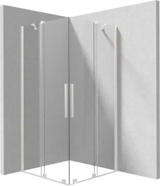 Neuesbad Duschkabine Weiß 90X90 KTJ_A39R + KTJ_A39R NB1DEKPNAP09P091