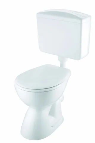 Neuesbad Basic plus Stand-WC Komplettset, Abgang waagerecht FS1120