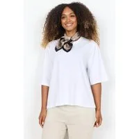 soyaconcept T-Shirt SC-DERBY 165 aus Baumwolle, bequeme Passform, pflegeleicht, unifarbene Optik