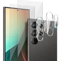 Tec-Expert Displayschutzglas 2x 9H Kamera und Displayglas für Samsung Galaxy S26 Ultra für Samsung Galaxy S26 Ultra, Kamera + Display Schutzglas, 4 Stück, Kameraschutz, Displayschutz, Schutzglas, kratz- & stoßfest