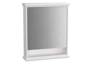 VitrA Valarte LED-Spiegelschrank 63 cm 1 Tür Türanschlag links Weiß Matt,62225 62225