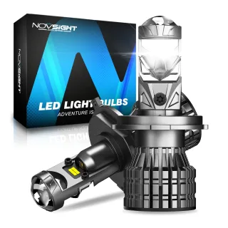 NovSight 22,000LM 120W 2PCS Car LED Headlights 6500K Bright White IP68 Waterproof