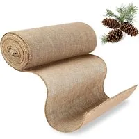 Montegoni Tischläufer 30x1000 cm Jutegewebe Tischläufer– Rustikale Tischdekoration (Packung), Hochwertiges Material, Einfache Anpassung