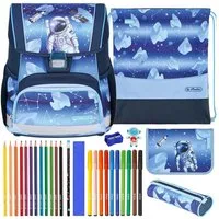 Herlitz Schulranzen Set Loop Plus 10-teilig 2025 Jungen Cosmic Explorer