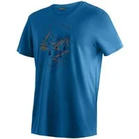 Maier Sports T-Shirt Dieter Print Herren Kurzarmshirt, leichtes Sommer Funktionsshirt, Rundhals, Reg Fit