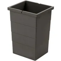 Hailo Einbaumülleimer Hailo Inneneimer 1138999 dunkelgrau 13 Liter 207 x 242 x 350 mm