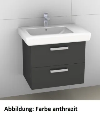 Artiqua 413 Waschtischunterschrank für IT! 121970 Sangallo Grau quer, 413-WU2L-K112-7152-432 413-WU2L-K112-7152-432