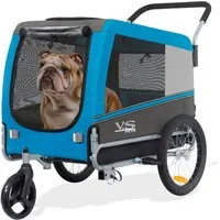 TIGGO Fahrradhundeanhänger TIGGO VS Pets Hundefahrradanhänger Hundetransporter Fahrradanhänger, Geeignet für mittelgroße bis große Hunde