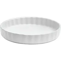 van Well Tarteform Backform mit Rillenstruktur, Ø 26 cm, aus Steingut, (1-tlg), backofenfest bis 280 °C, spülmaschinenfest
