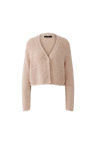 Oui - Strickjacke peach whip - Gr. - 42