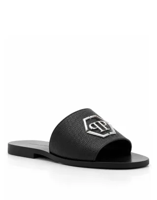 Flache Sandalen Hexagon