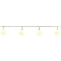STAR TRADING LED-Lichterkette Globini, 20-flammig, mit Wintersolarpanel, inkl. Akku, outdoor, Vierfarb-Karton