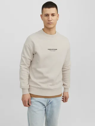JACK&JONES - JORVESTERBRO SWEAT CREW NECK NOOS moonbeam - Gr. - S